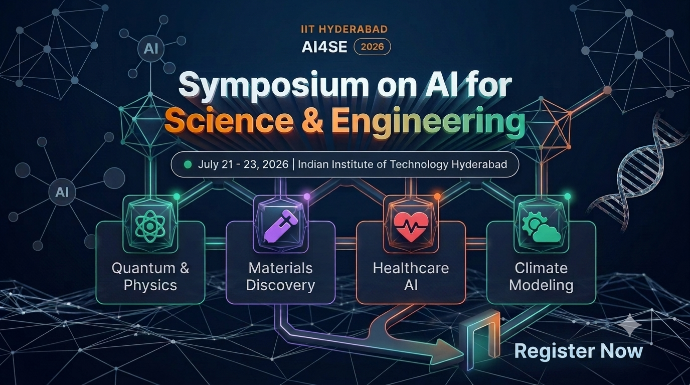 Join AI4SE 2026 to explore how AI is transforming scientific discovery, healthcare, climate, quantum systems, materials, and education.