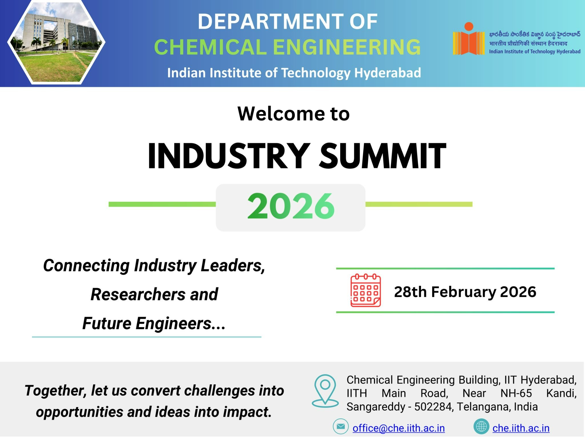 Chemical Engineering Industry Summit 2026