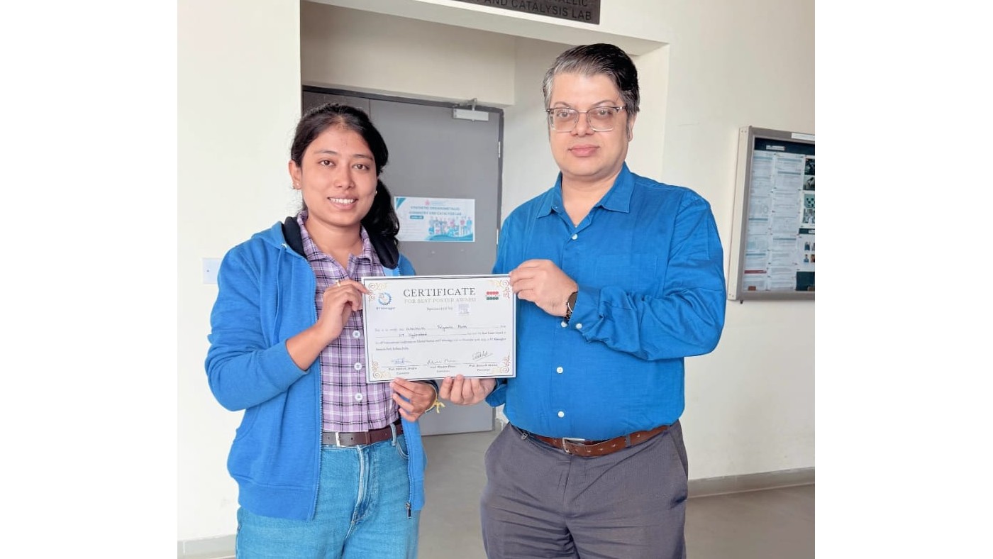 Ms. Priyanku Nath Awarded Best Poster Award at SPSI-MACRO 2025