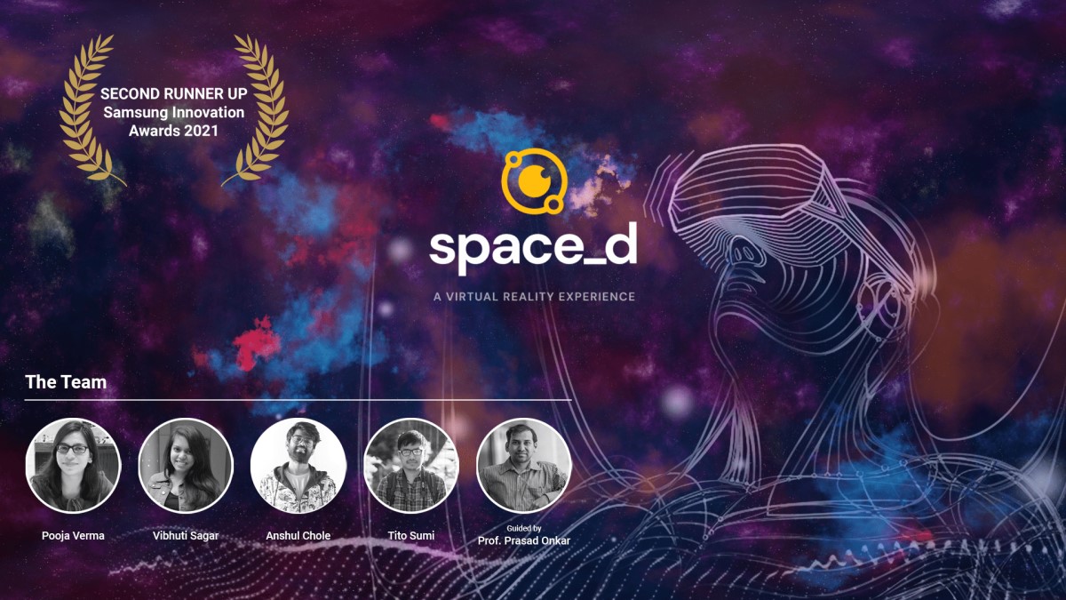 Team 'space_d' from the Department of Design has won the second runner up prize in Samsung Innovation Awards