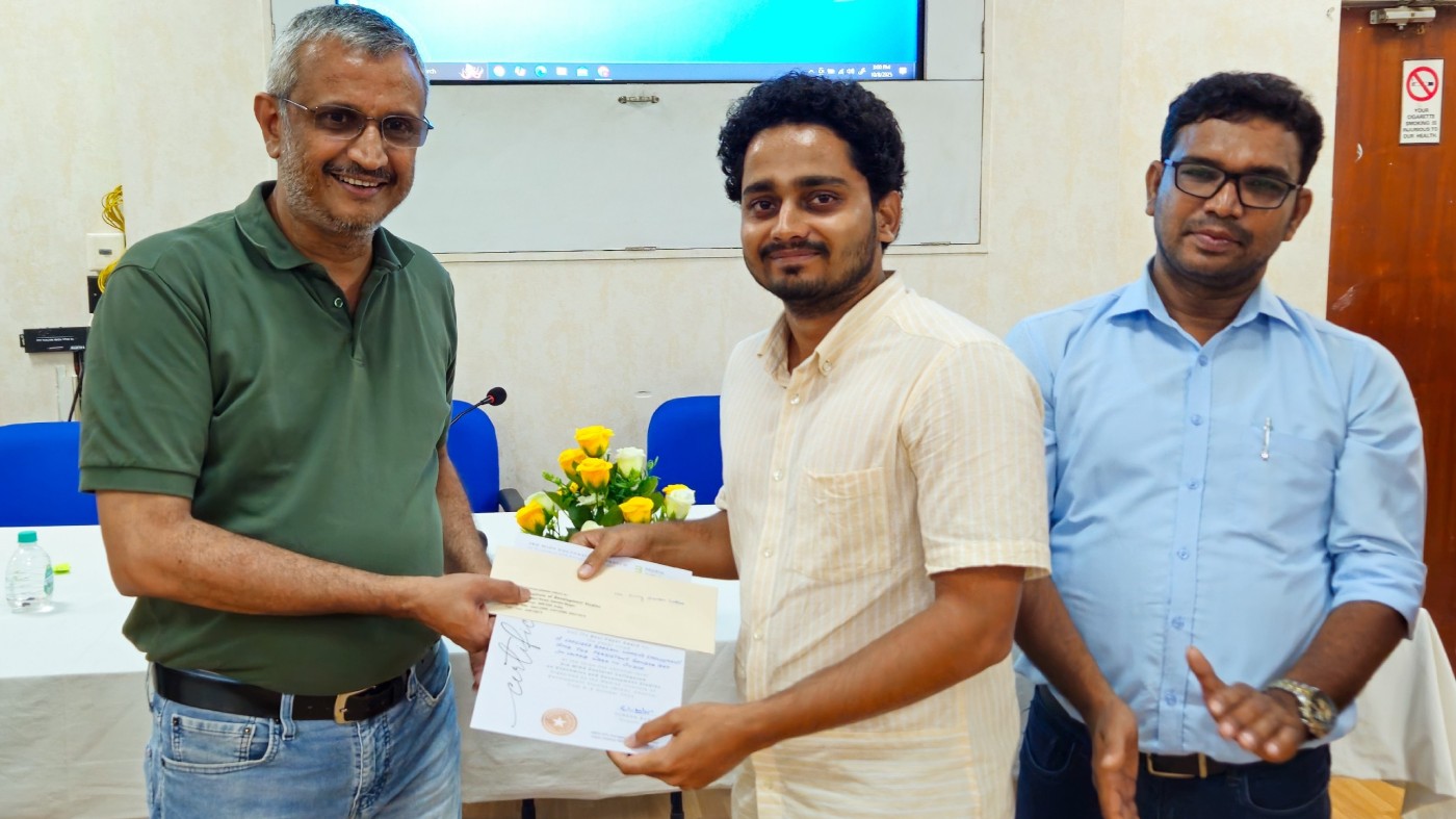 IIT Hyderabad Scholar Wins Best Paper Award at MIDS Doctoral Colloquium 2025
