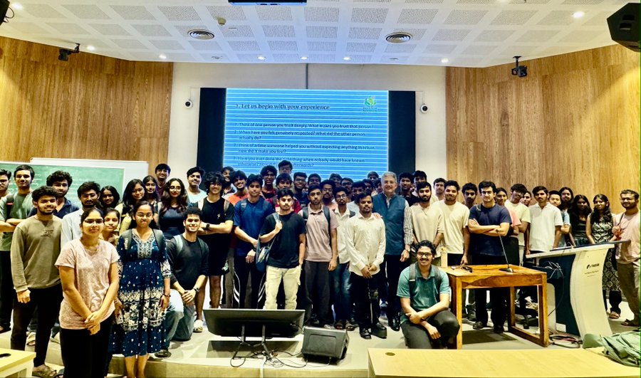 IIT Hyderabad has introduced “Goodness: Character, Responsibility and Human Flourishing” (LA2270), a pioneering 1-credit elective designed to encourage students to explore character, ethical responsibility and the meaning of a fulfilling life.Open to all undergraduate students, the course has already attracted 140+ students from diverse disciplines.