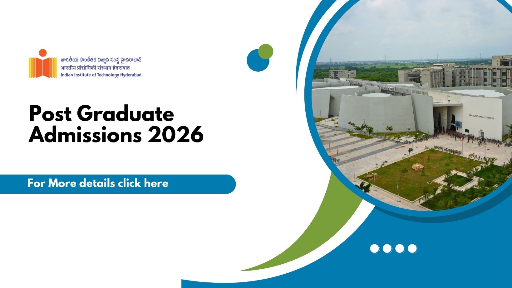 PG Admissions for July 2026 is open now